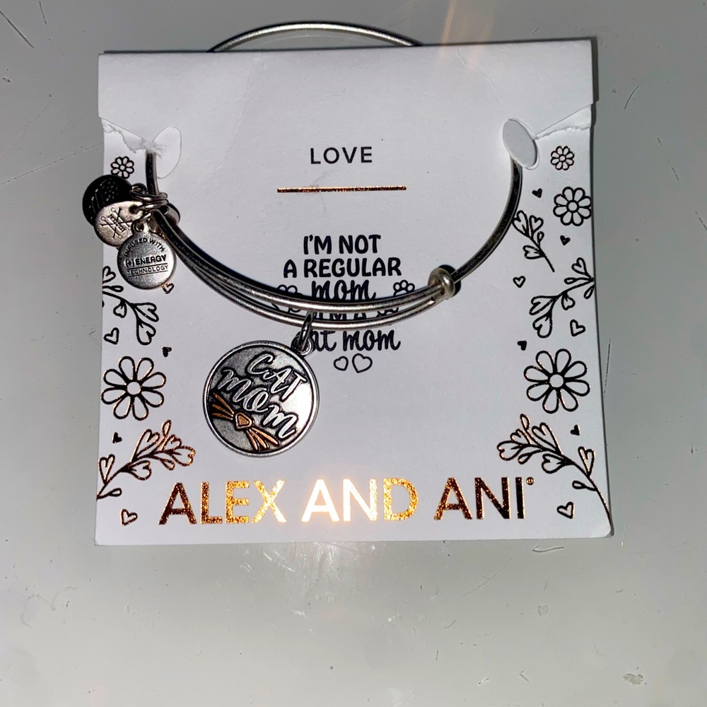 Alex and Ani Cat Mom bracelet
